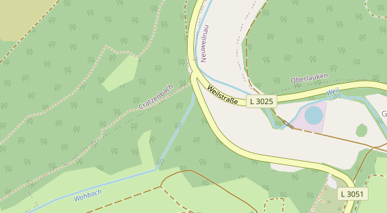 Monteurzimmer auf Satellitenbild