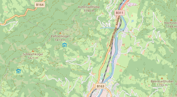 Monteurzimmer auf Karte