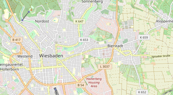 Monteurzimmer auf Karte