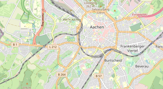 Monteurzimmer auf Karte