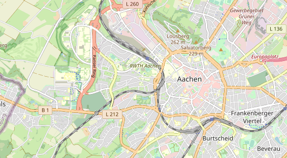 Monteurzimmer auf Karte
