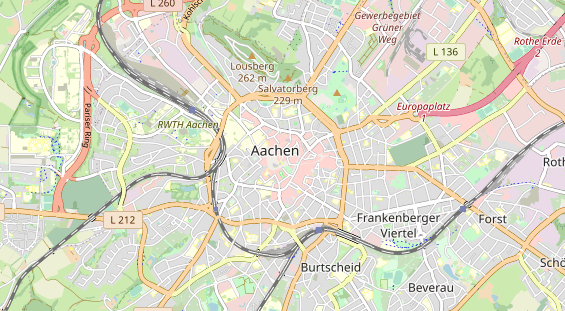 Monteurzimmer auf Karte