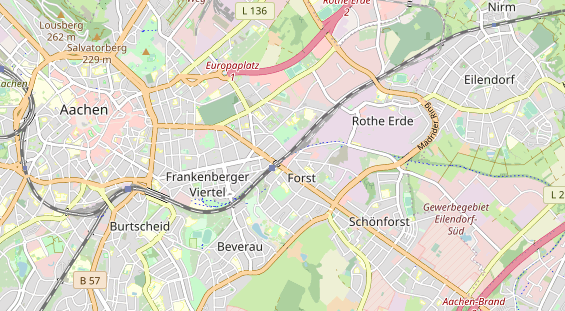 Monteurzimmer auf Karte