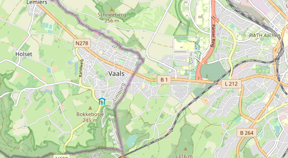 Monteurzimmer auf Karte
