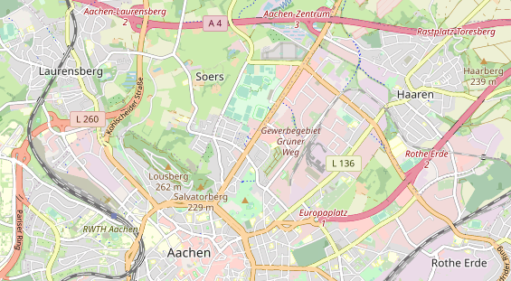 Monteurzimmer auf Karte