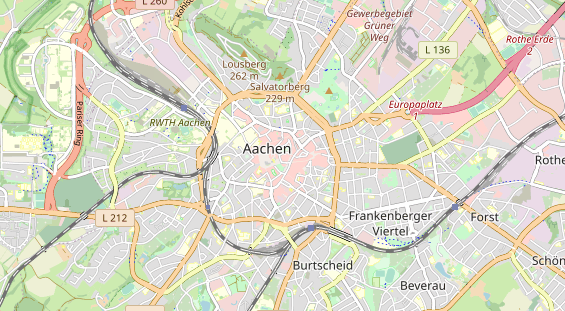 Monteurzimmer auf Karte