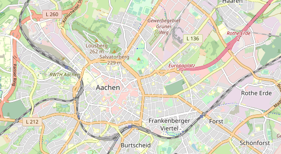 Monteurzimmer auf Karte