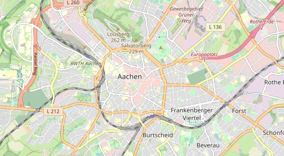 Monteurzimmer auf Karte