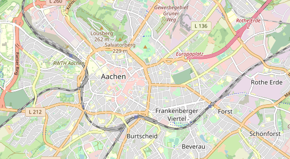 Monteurzimmer auf Karte