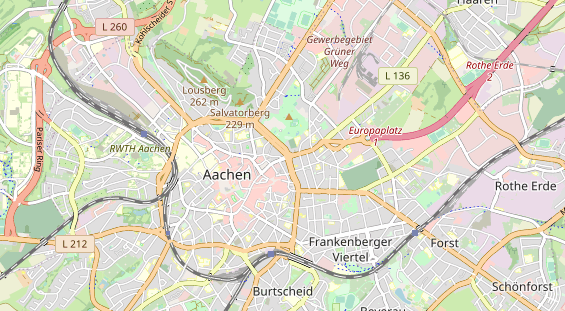 Monteurzimmer auf Karte