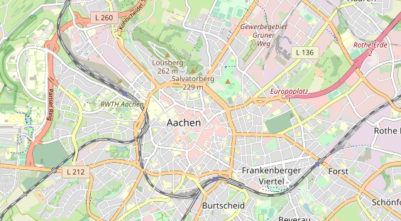 Monteurzimmer auf Karte