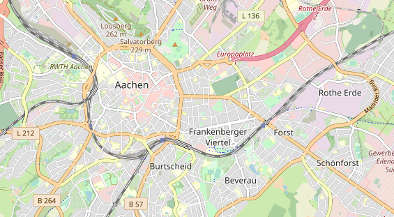 Monteurzimmer auf Karte