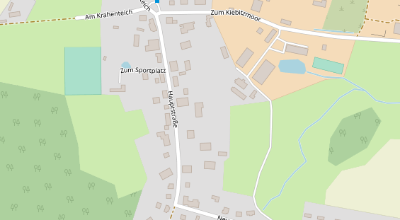Monteurzimmer auf Satellitenbild