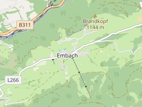 Monteurzimmer auf Karte