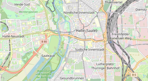 Monteurzimmer auf Karte