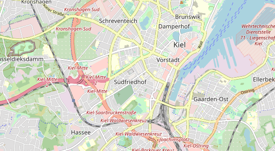 Monteurzimmer auf Karte