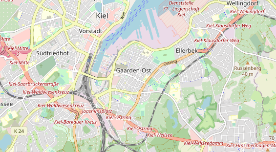 Monteurzimmer auf Karte