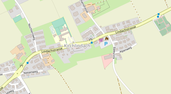Monteurzimmer auf Satellitenbild