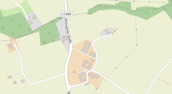 Monteurzimmer auf Satellitenbild