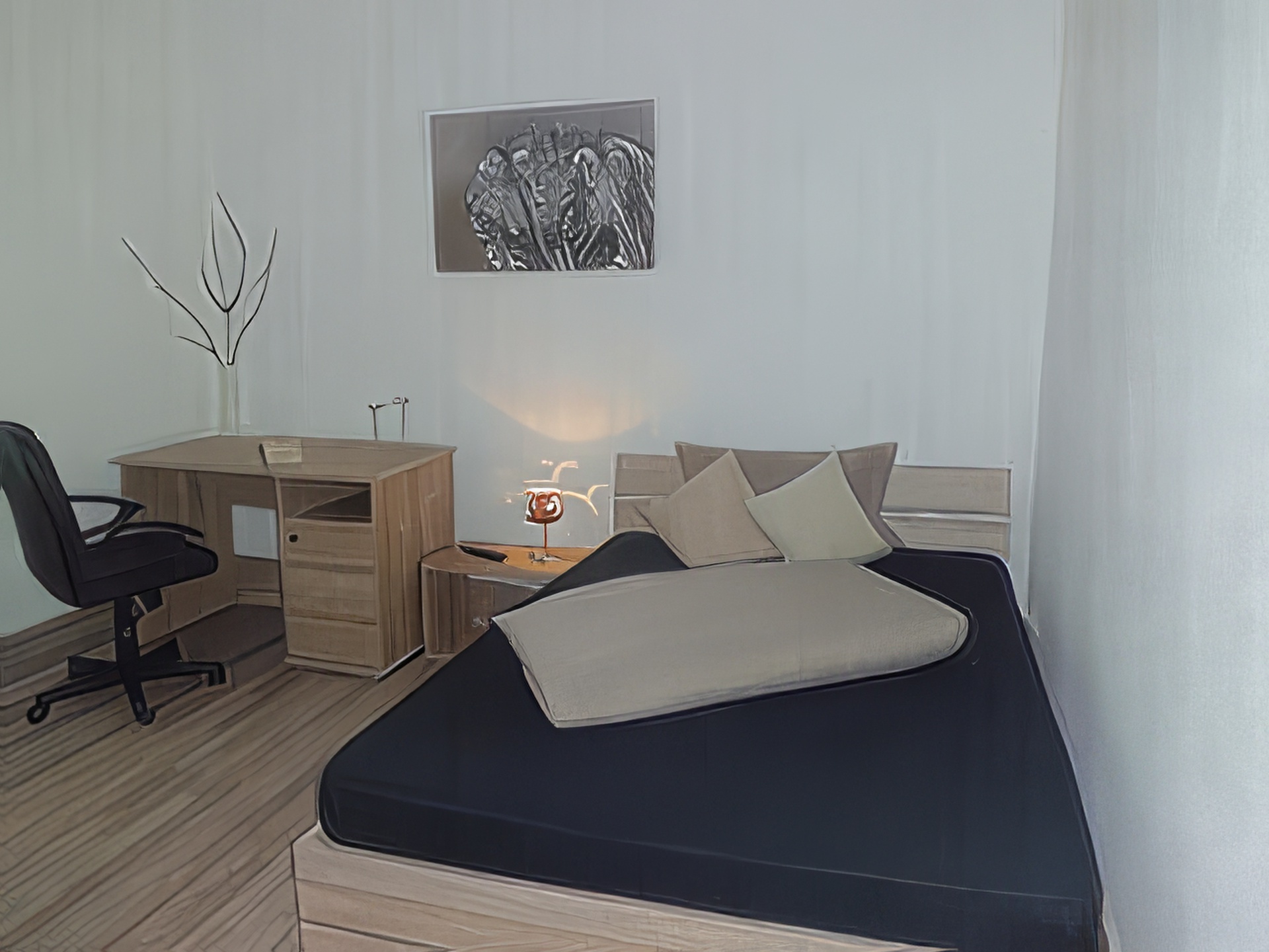 MonteurZimmer - Juritsch - Mehrere Monteurunterkünfte ruhig & zentral/ LKW-Stellplätze vorhanden! 8 Doppelzimmer mit getrennten Betten in 32427 Minden/Bückeburg/Porta Westfalica/