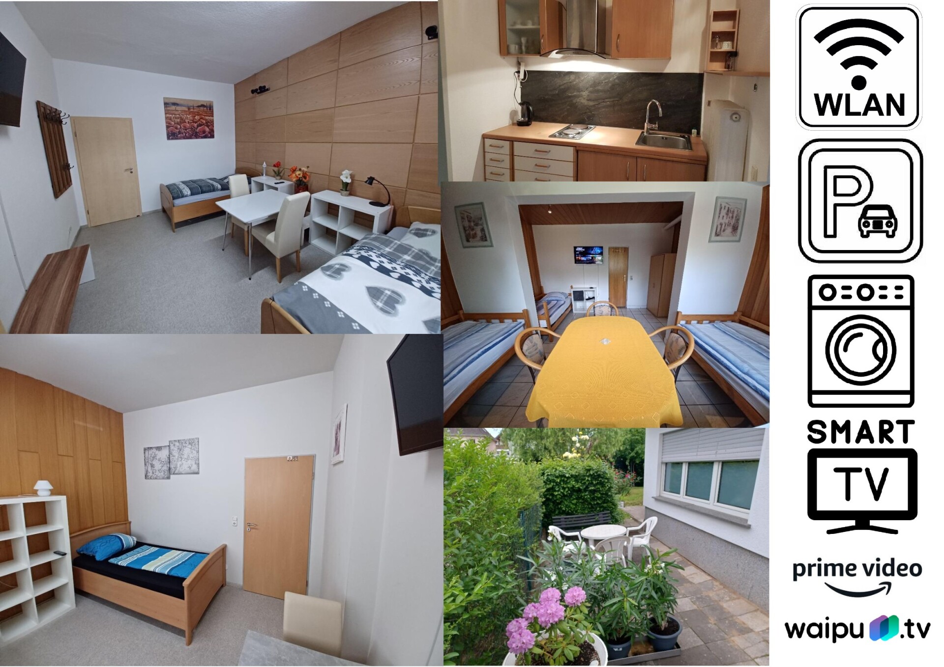 MonteurZimmer - https://www.deutschland-monteurzimmer.de/uploads/17320/170453412865992070b06aa.jpg - Zentrales Apartment für 5 Personen (WLAN, Waschmaschine, Parkplatz) in 64546 Mörfelden-Walldorf                            