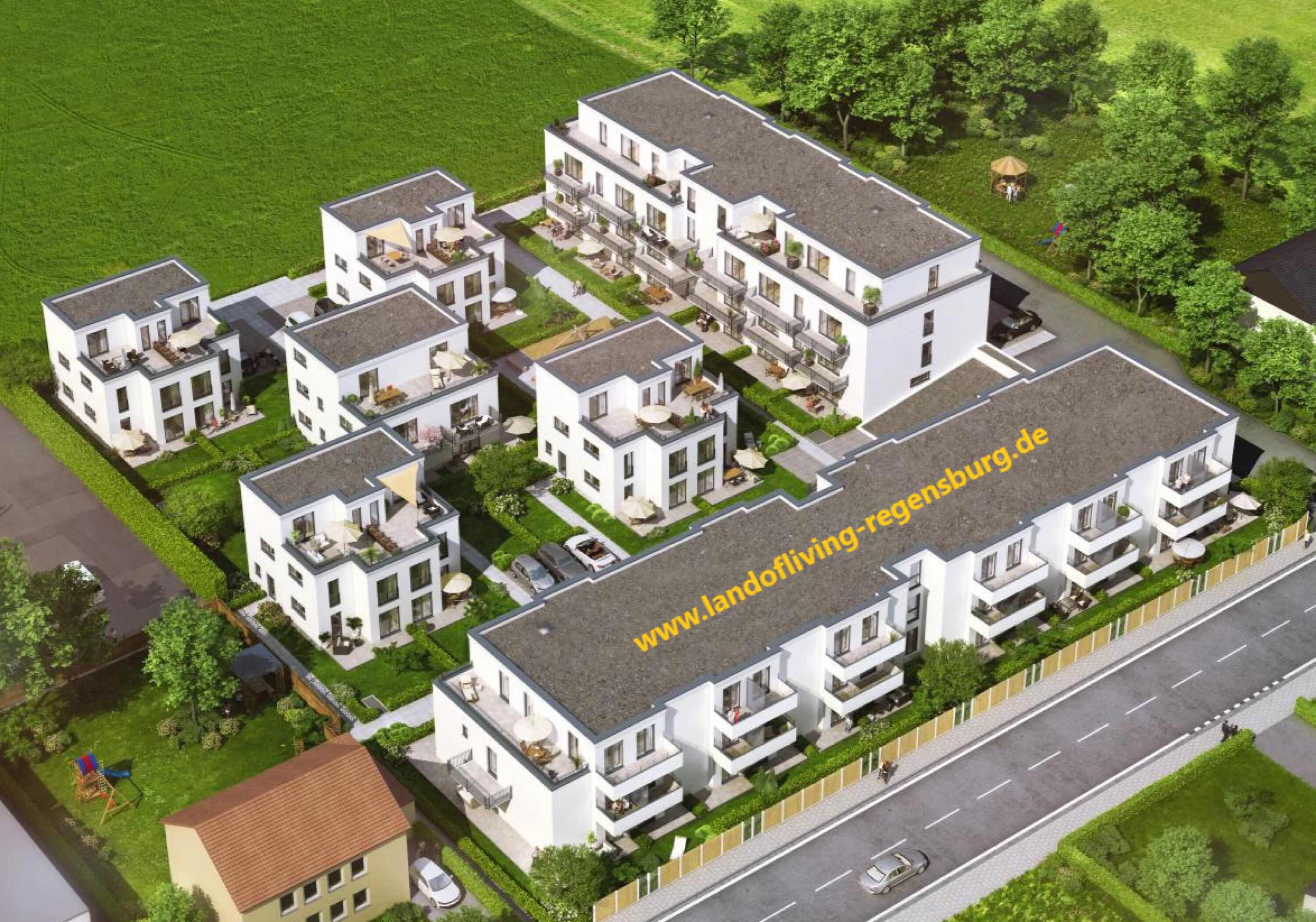 MonteurZimmer - 3-Zi-WG- Doppelzi. neu, voll möbliert, Balkon, Garage