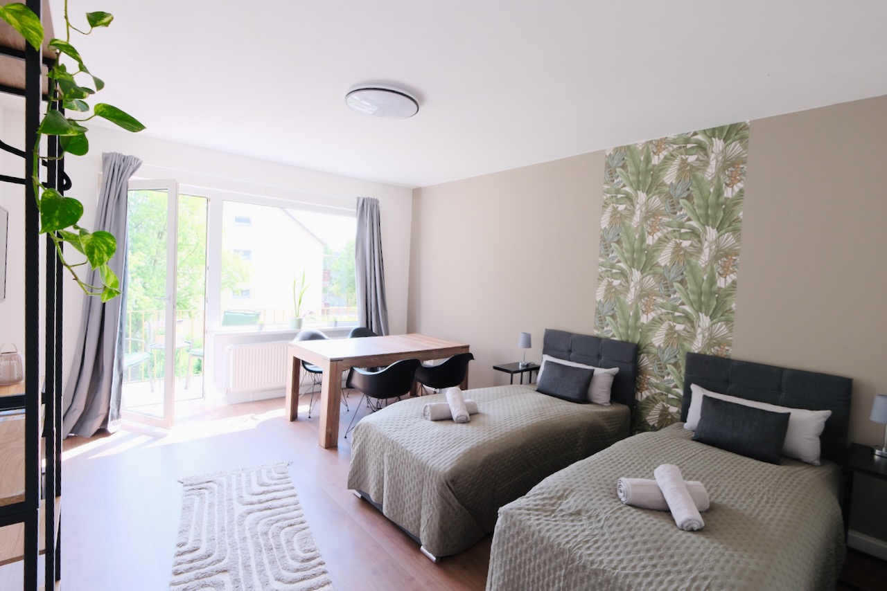 MonteurZimmer - Modernes Monteurzimmer Seelze 2 Zimmer 4 Betten mit Komfort