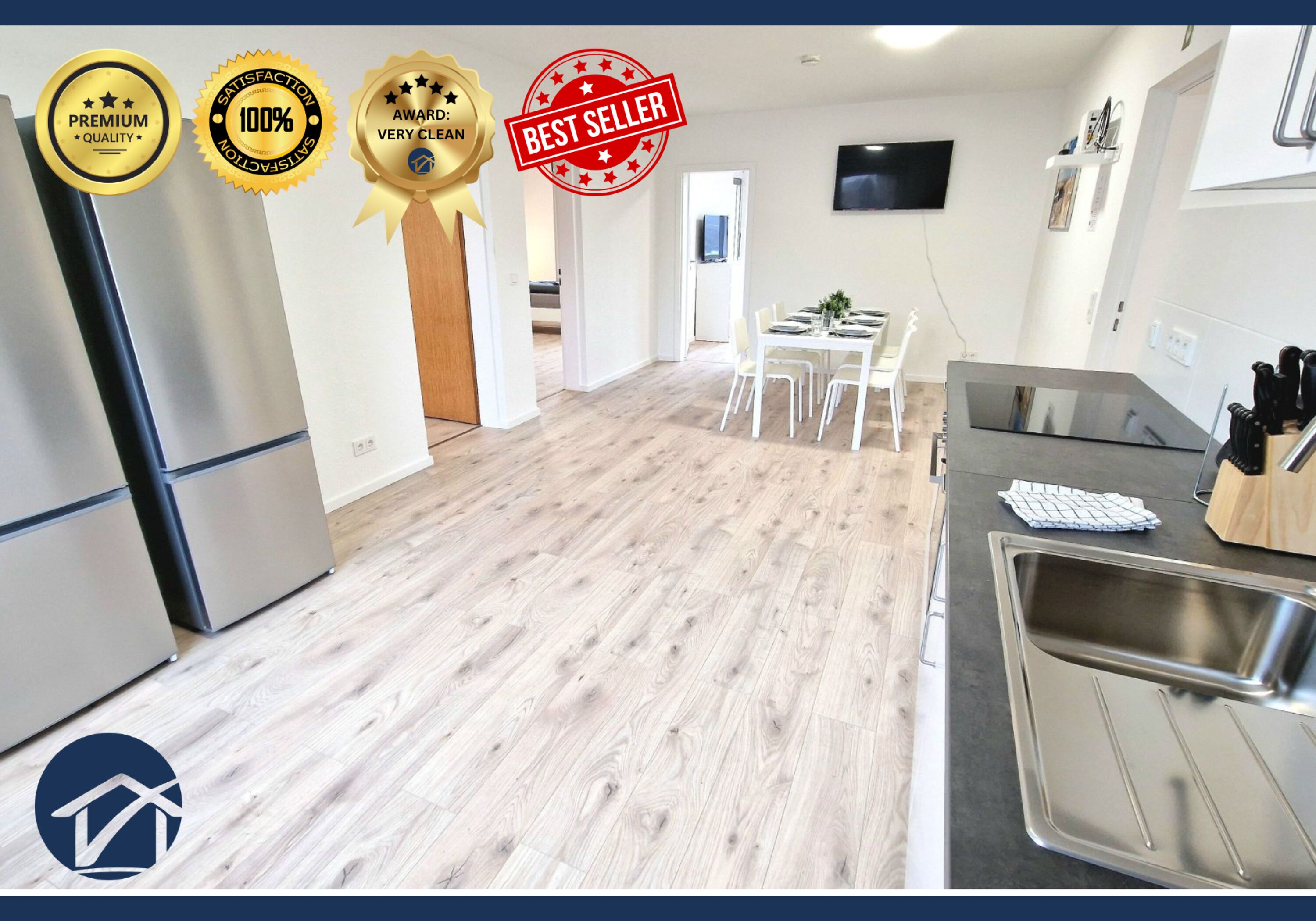 Monteur-Zimmer - Preis pro Nacht - Holzwickede - TOP Apartments in Hagen with balcony or winter garden