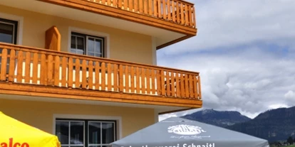 Monteur-Zimmer - Österreich - Terrasse - Gästehaus Abtenau