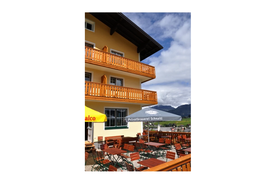 MonteurZimmer: Terrasse - Gästehaus Abtenau