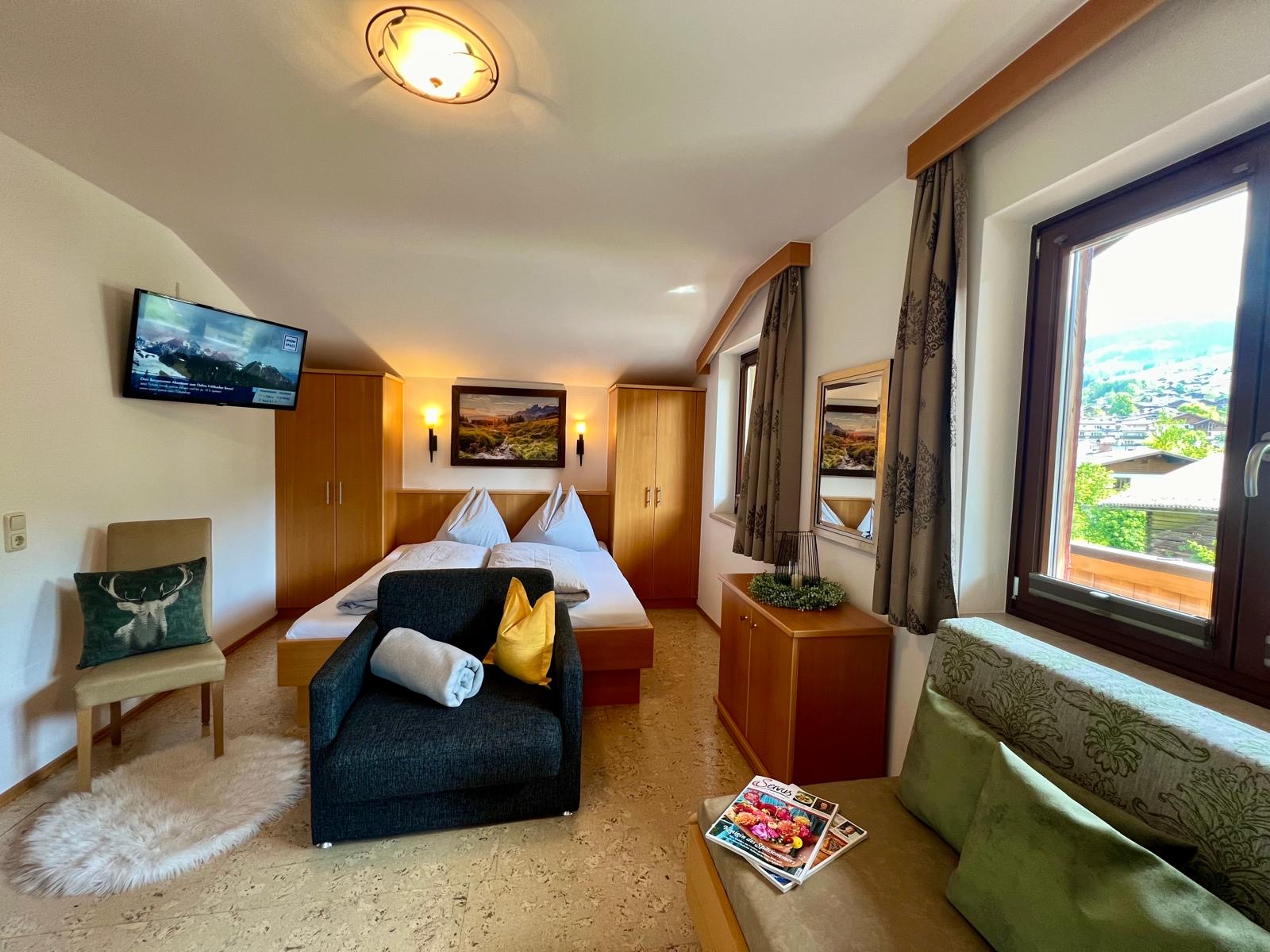 MonteurZimmer: Zimmer Enzian Appartement
Schlafzimmer - Ferienhaus Höllwart