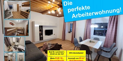 Monteur-Zimmer - Preis pro Nacht - Monteurwohnung-/haus in der Kurstadt Bad St. Leonhard