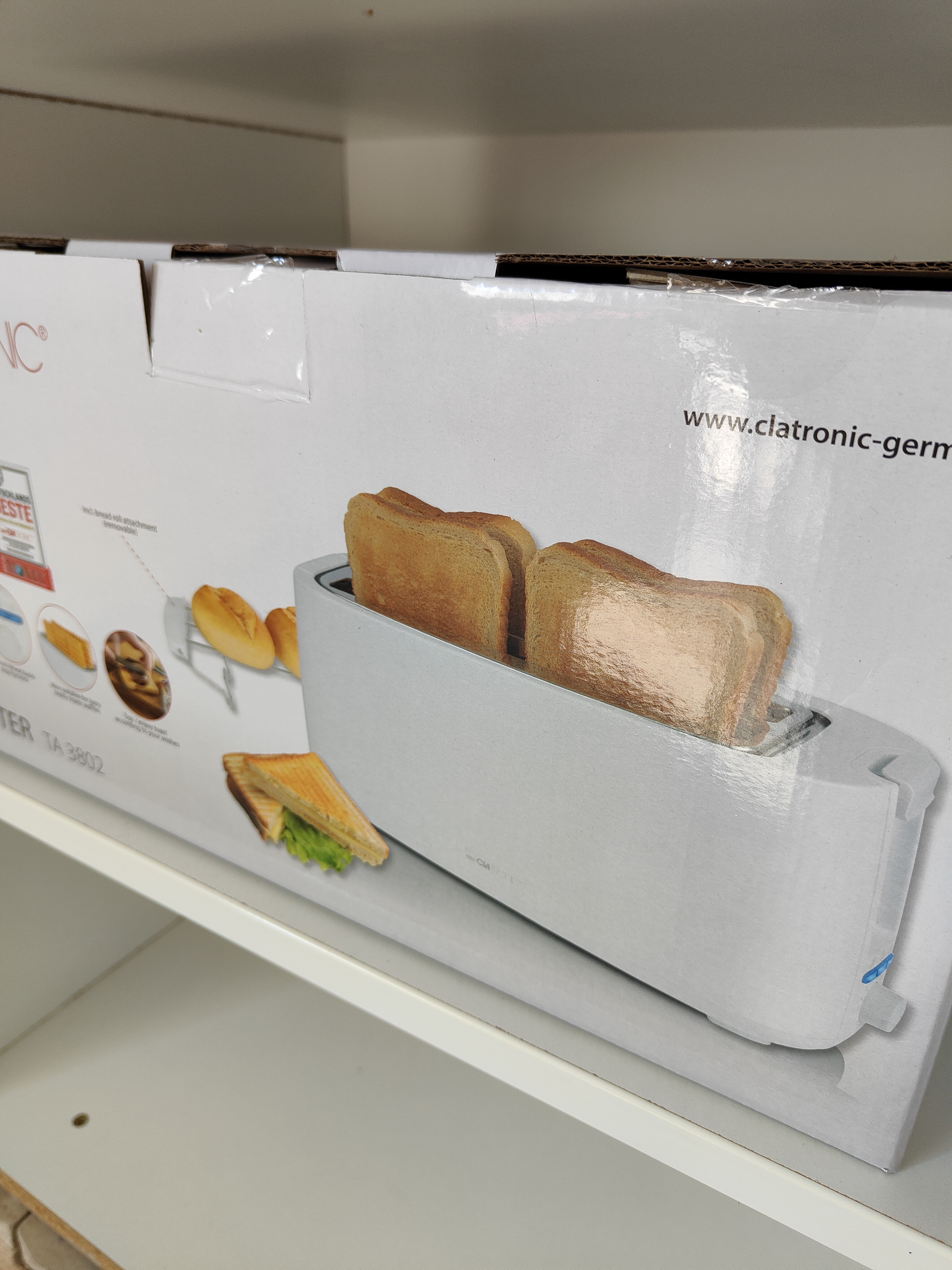 MonteurZimmer: Toaster für 4 Scheiben - Ferienwohnung Dorfleben