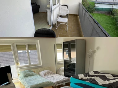 MonteurZimmer: Monteur-Arbeiter Wohnung in Gewerbe-und Industriegebiet Nähe