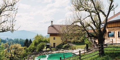 Monteur-Zimmer - Zwischenreinigung - Nockberge - Der Schwimmteich  - Ferienwohnung Wohlfühloase Koglerhof
