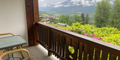 Monteur-Zimmer - Stockenboi - Ausblick vom Balkon  - Ferienwohnung Lemberger