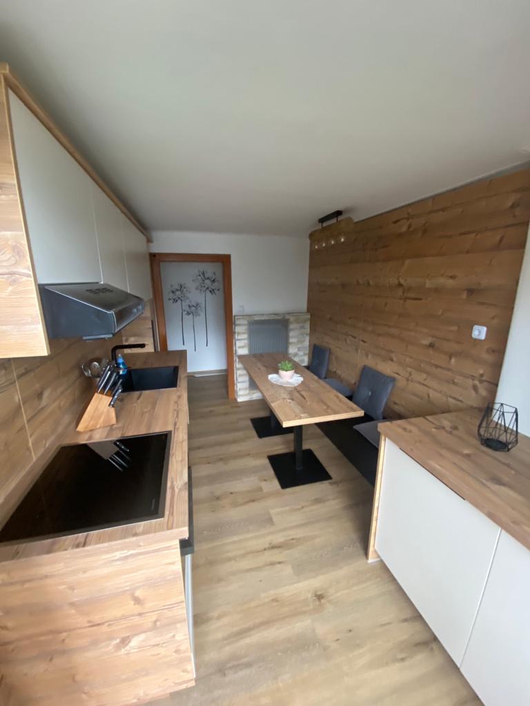 MonteurZimmer: Küche  - Ferienwohnung Lemberger 