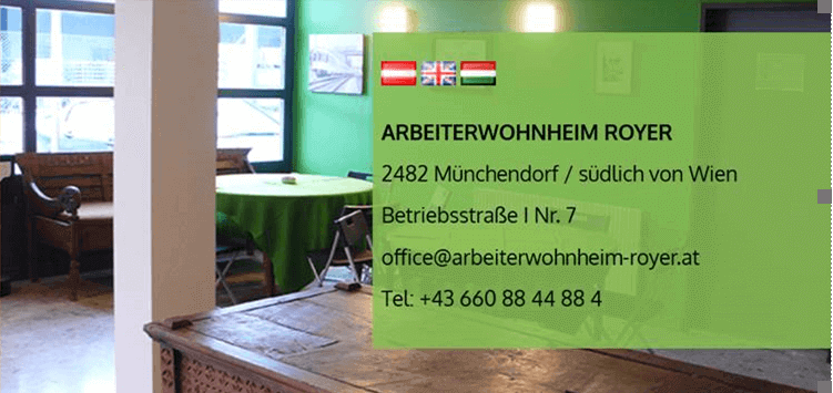 Monteur-Zimmer - Preis pro Nacht - Traiskirchen - ARBEITERWOHNEN ROYER Münchendorf