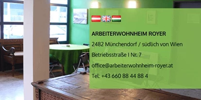Monteur-Zimmer - Lanzendorf (Lanzendorf) - ARBEITERWOHNEN ROYER Münchendorf