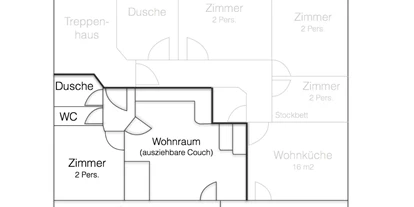Monteur-Zimmer - Parkplatz: eigener Parkplatz für PKW vorhanden - Naturarena - Appartement Ferienwohnung Pernull