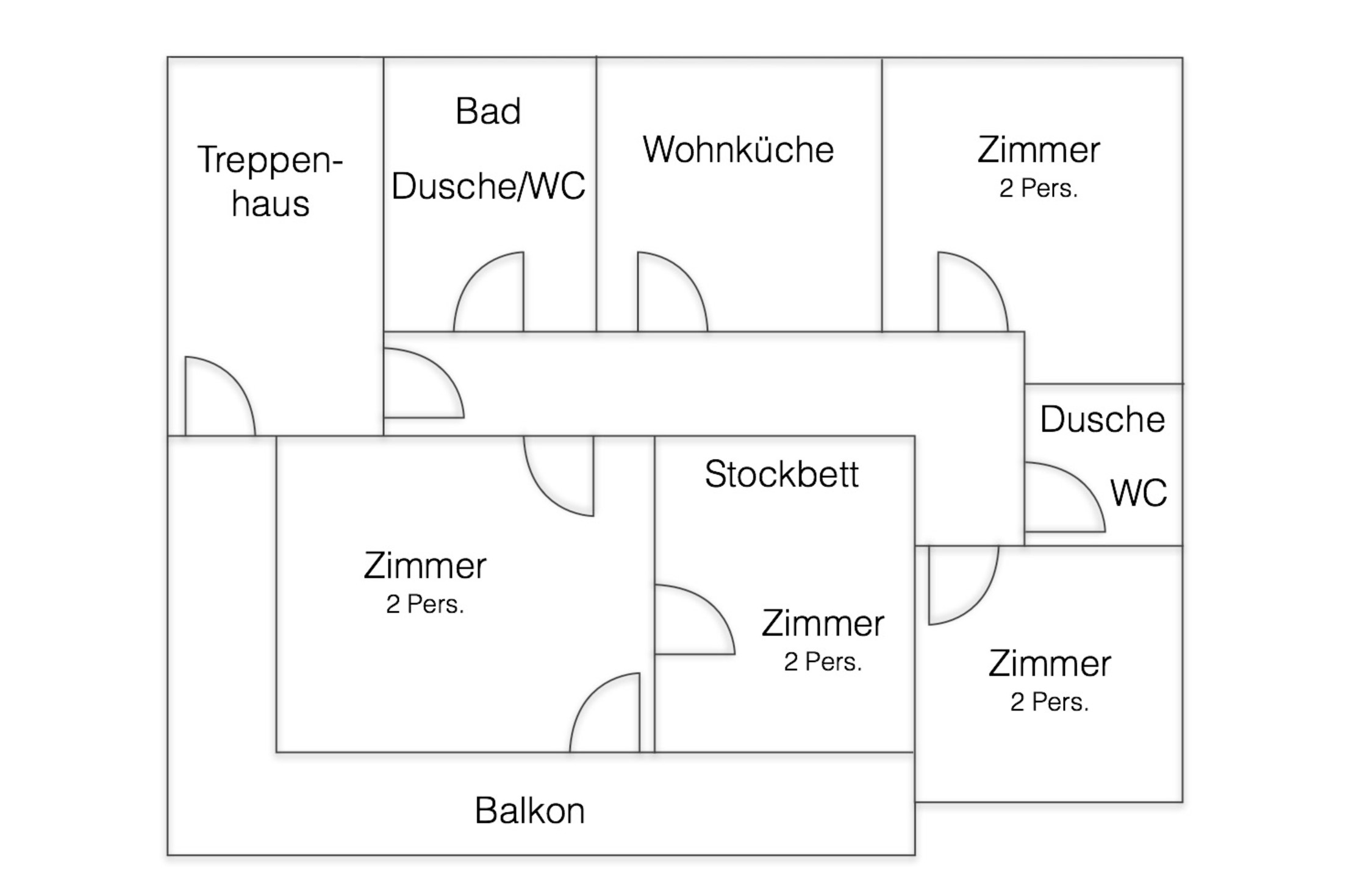 MonteurZimmer: Appartement Ferienwohnung Pernull