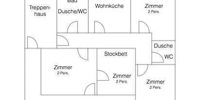 Monteur-Zimmer - Parkplatz: eigener Parkplatz für PKW vorhanden - Naturarena - Appartement Ferienwohnung Pernull