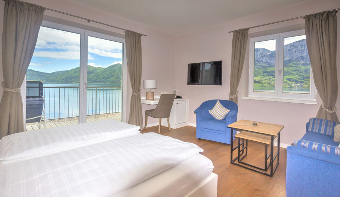 Monteur-Zimmer - Bad Ischl - Attersee 7 - Hotel STADLER am Attersee, Ihr Seehotel im Salzkammergut, direkt am Ufer des Attersees