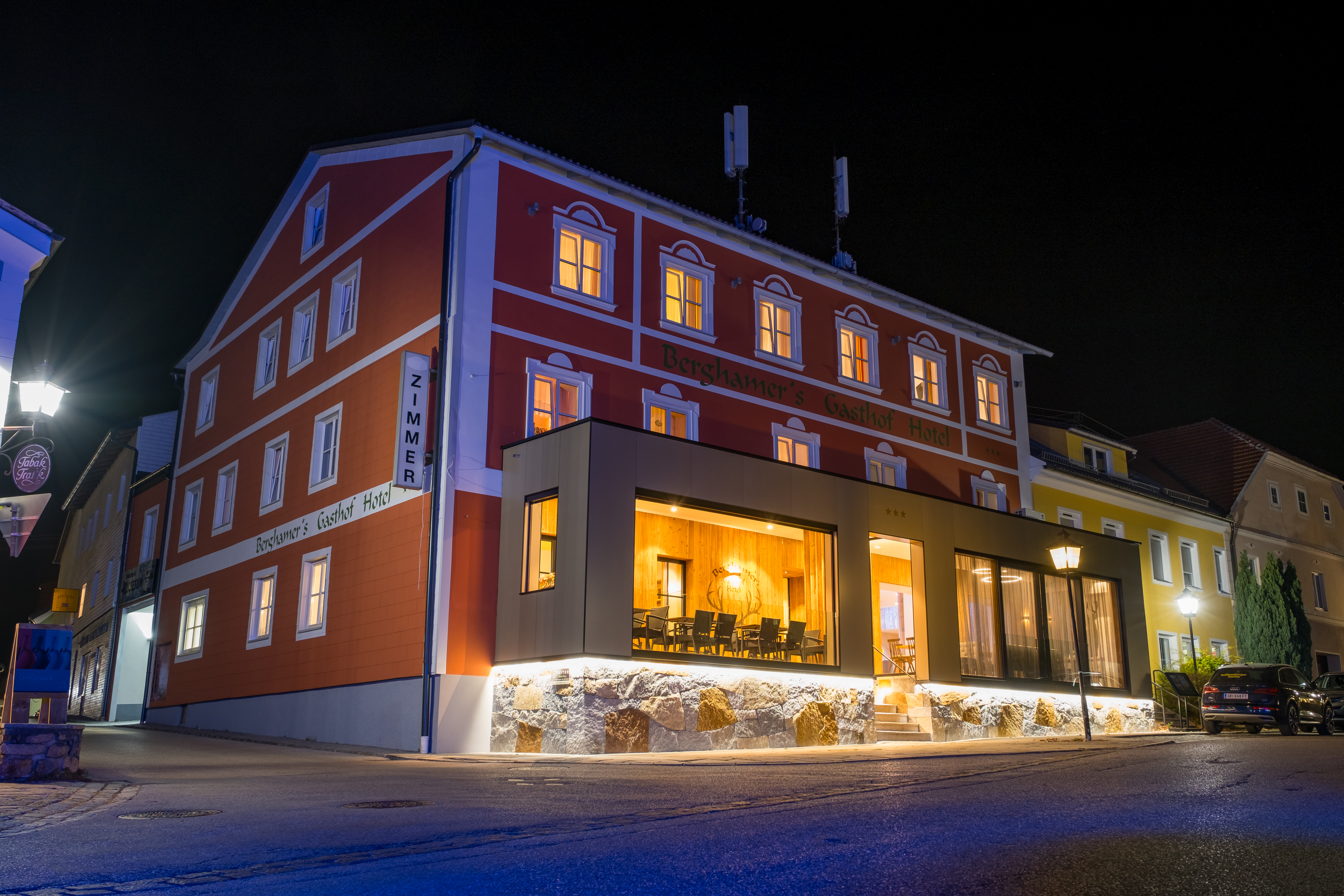 Monteur-Zimmer - Schwarzenberg am Böhmerwald - Berghamer's Gasthof-Hotel