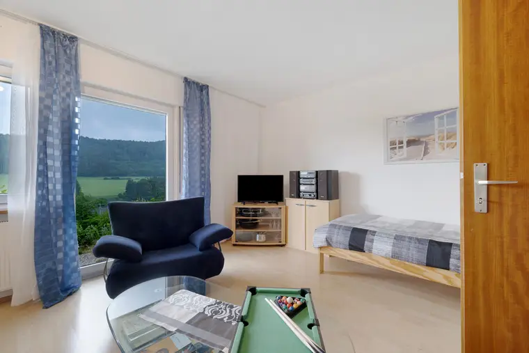 Monteur-Zimmer - Baden-Württemberg - Wohnzimmer  - Ferienwohnung Schwäbische Alb