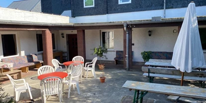 Monteur-Zimmer - Nordhalben - Terrasse - Alte Schule Heberndorf