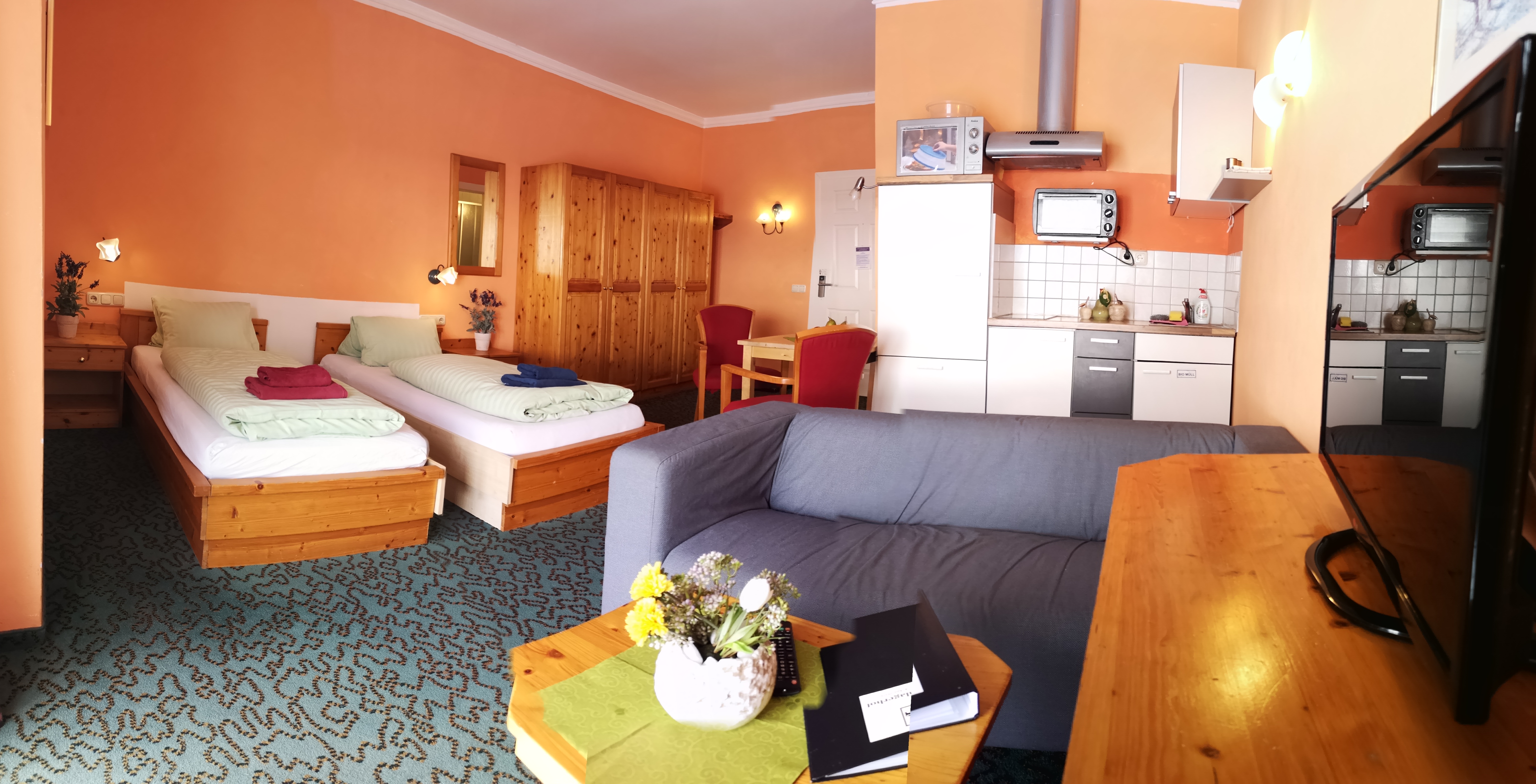 MonteurZimmer: Apartment Typ A bis zu 2 Personen - Monteurzimmer & Apartments in TOP Ausstattung