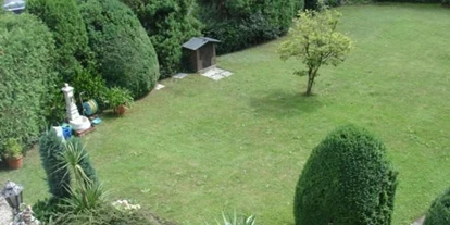 Monteur-Zimmer - Stockenboi - Garten der Pension - Pension Katharina inklusive Frühstück ab 5 Uhr früh