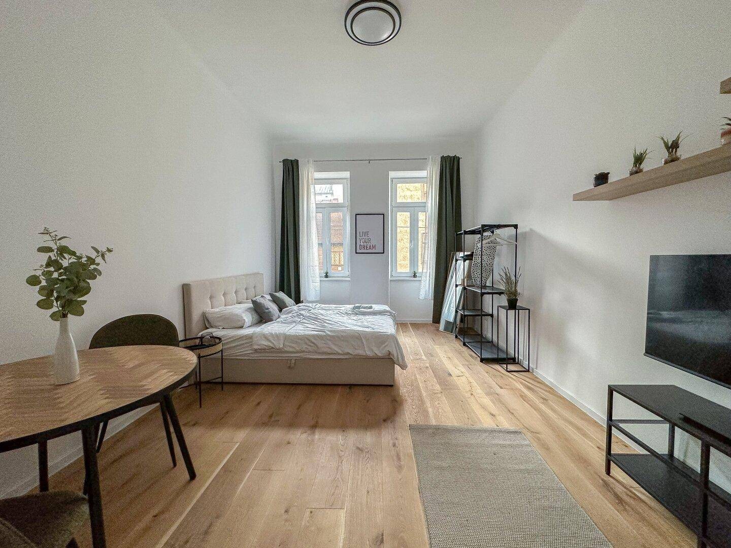 Monteur-Zimmer - Preis pro Nacht - Wohnung Appartment mit kompletter Einrichtung direkt im Zentrum