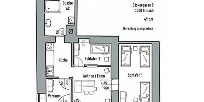 Monteur-Zimmer - Krems an der Donau - Apartment KREMSTAL in der WACHAU - Top 2